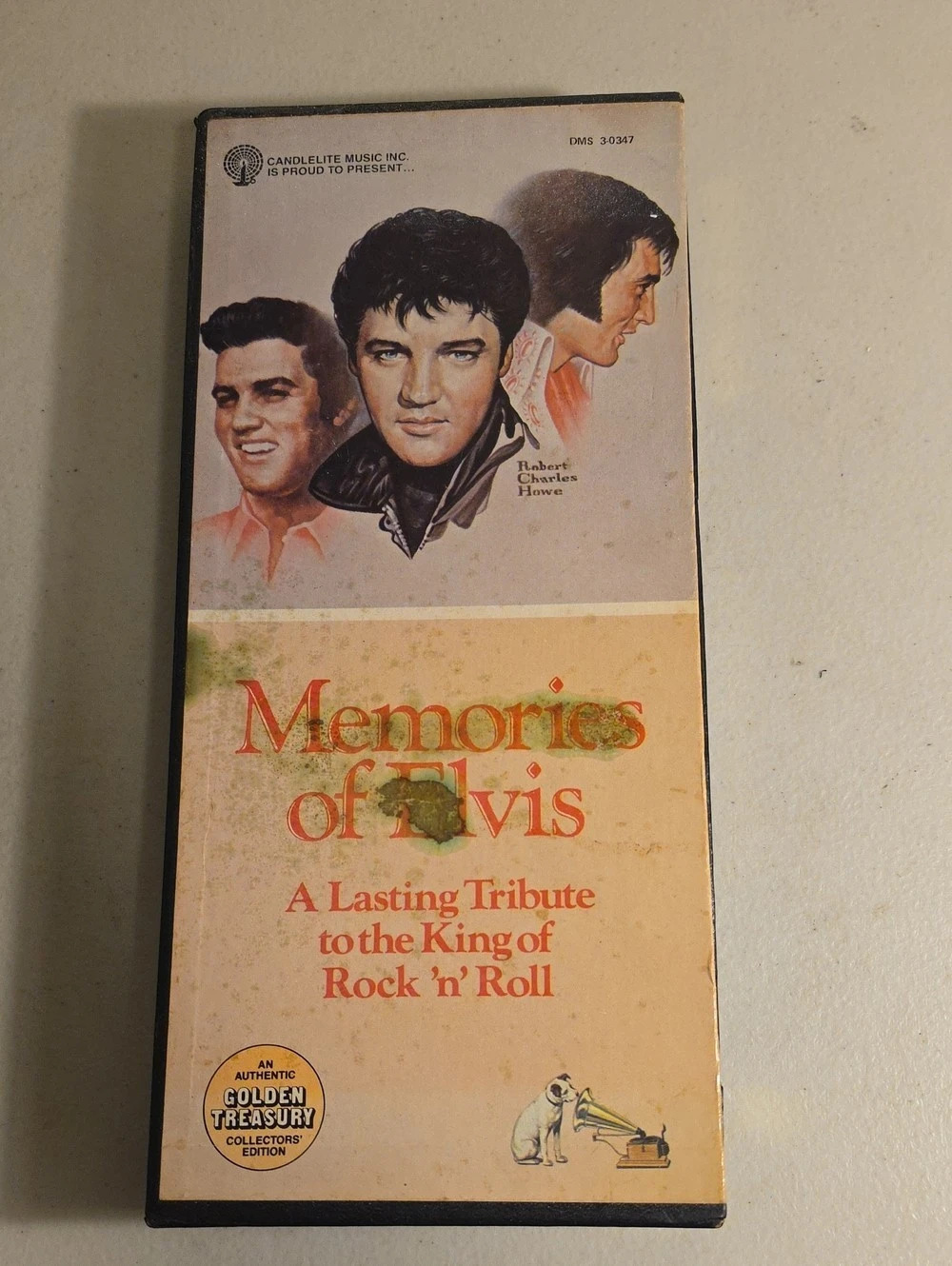 RCA Memories of Elvis Vintage 3-Case Music Set Black